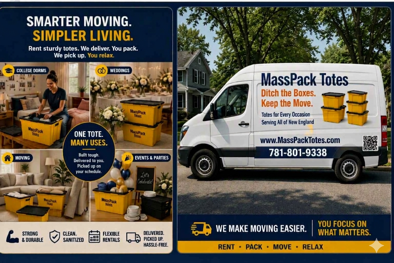MassPack tote rentals - how it works